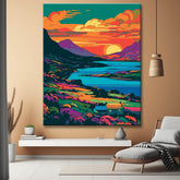 Sunset at the Ring of Kerry Painting by Numbers - Shipping from DE